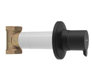 Llave de paso 3/4” Negra Negro Accesorios y Recambios
